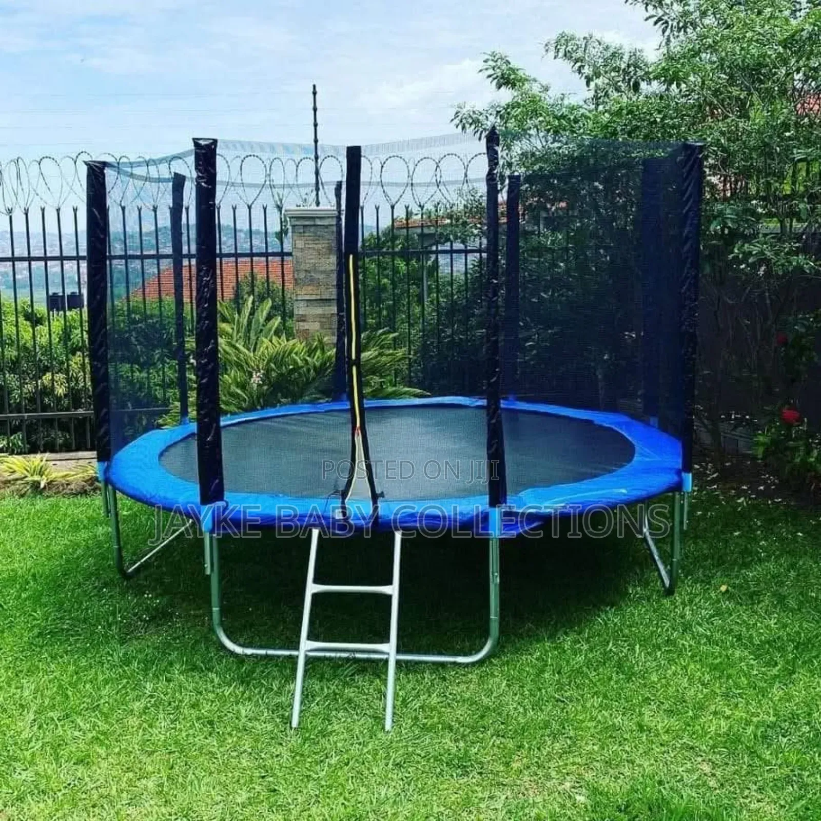 Kids Adults Outdoor Trampoline With Safety Net – 4ft/6ft/10ft/12ft