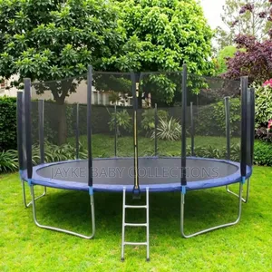 Kids Adults Outdoor Trampoline With Safety Net – 4ft/6ft/10ft/12ft