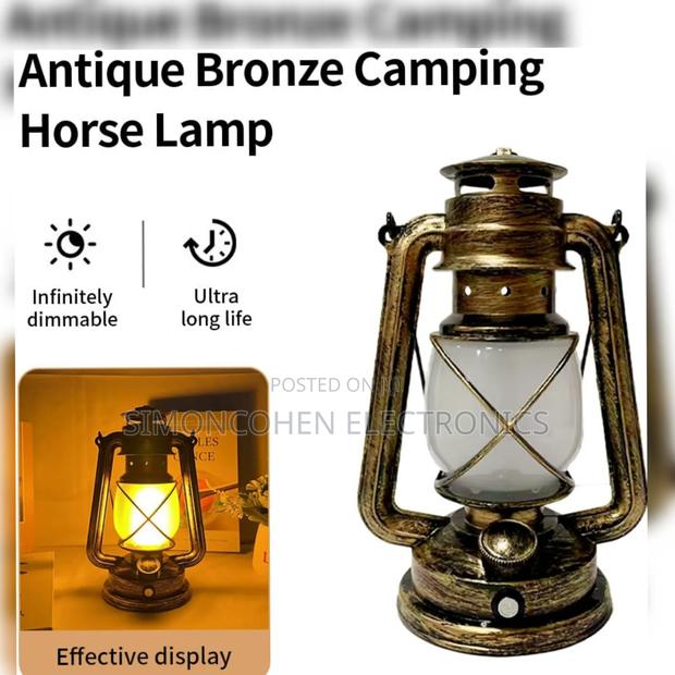 35cm Vintage Camping Lantern - main view