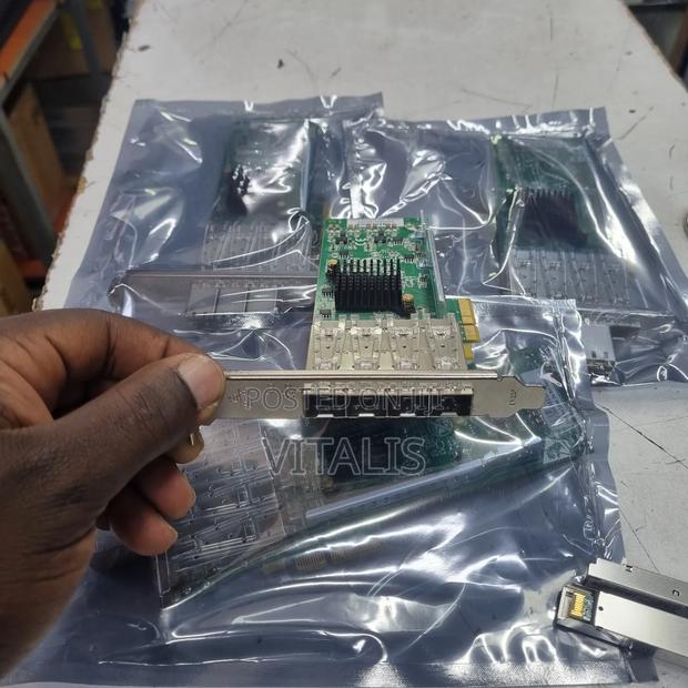 Intel Quad Port Fiber Ethernet Card. - main view