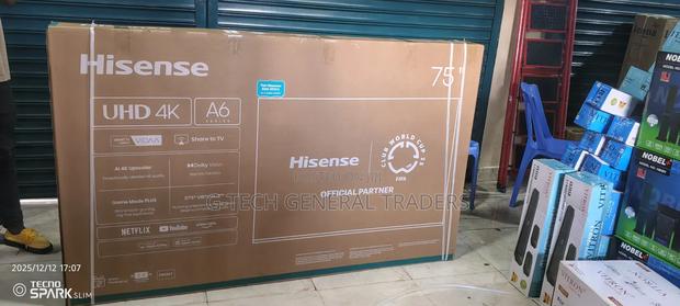 Hisense 75a6 Series 75'' Inches Smart Uhd 4k Hdr Frameless - thumbnail 2