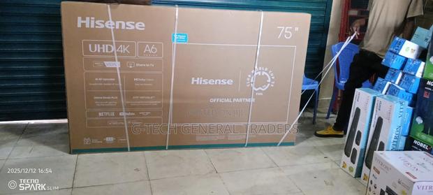 Hisense 75a6 Series 75'' Inches Smart Uhd 4k Hdr Frameless - thumbnail 3