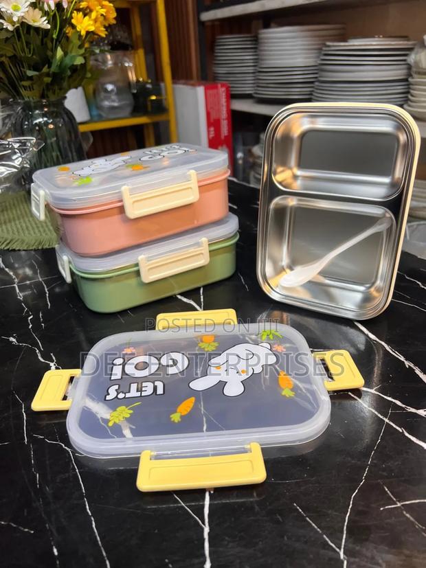 Partitioned Kids Lunch Box - main view