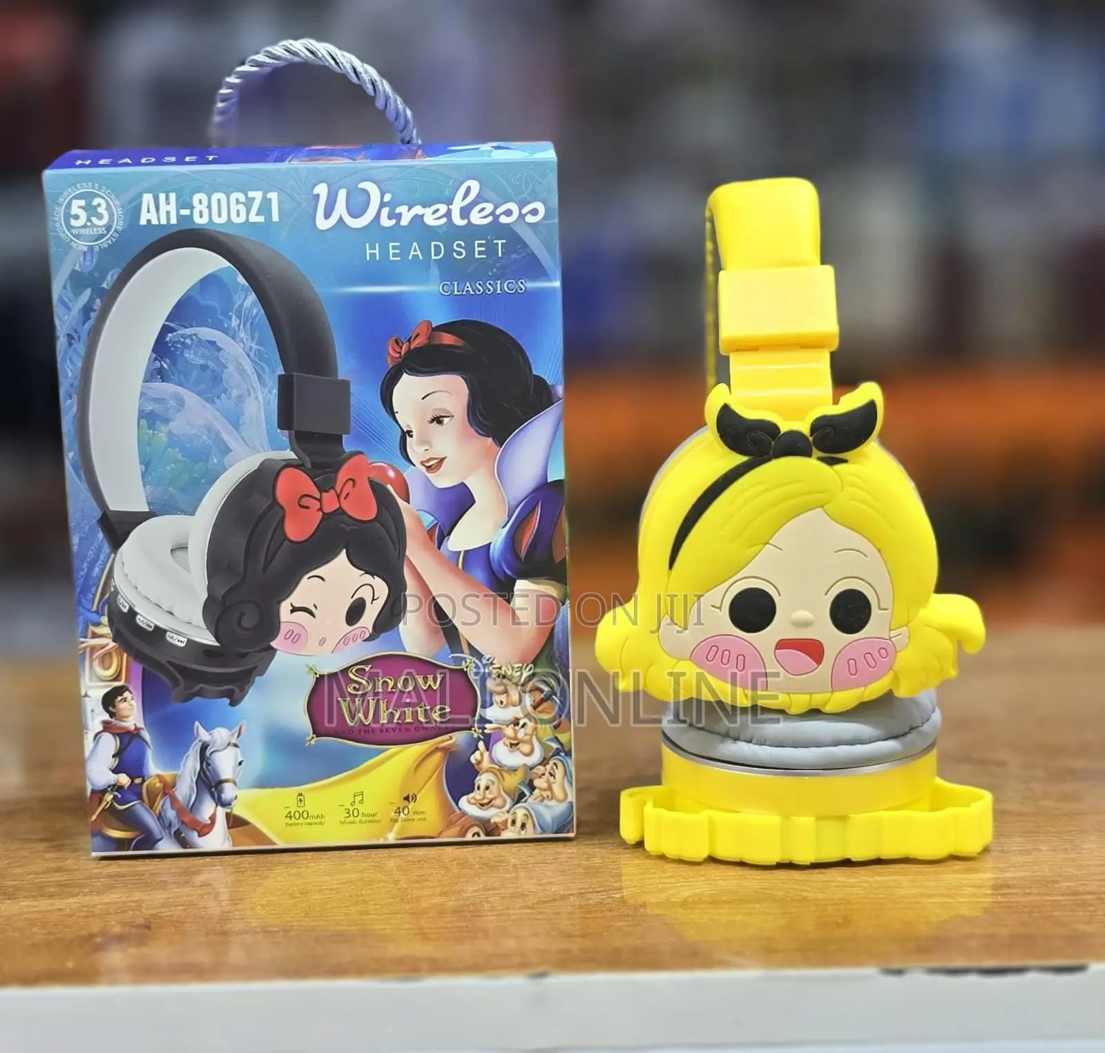 Kids Wireless Bluetooth 5.3 Headphones Cute Cartoon Character