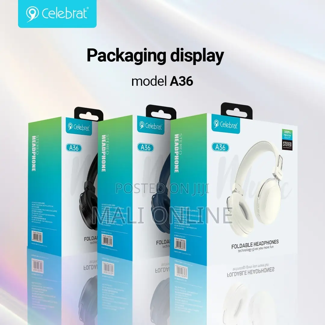 Celebrat A36 Wireless Headphones Bt5.3 Over-Ear Headset