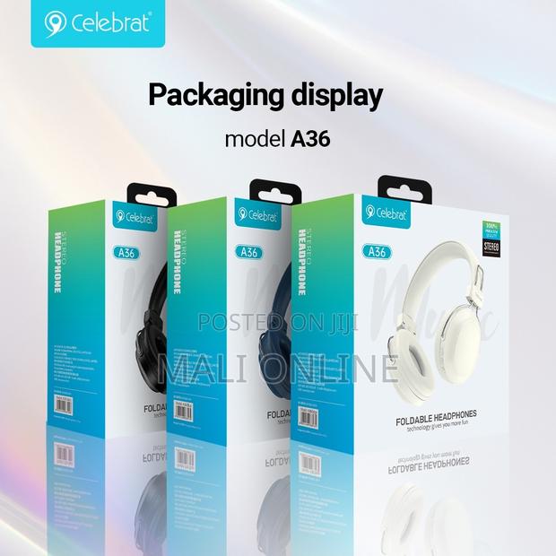 Celebrat A36 Wireless Headphones Bt5.3 Over-Ear Headset - thumbnail 6