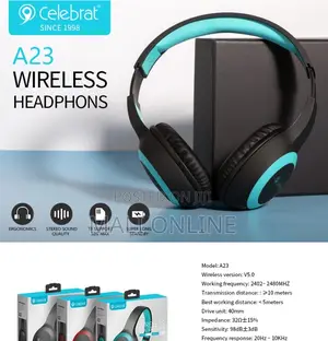 Celebrat A23 Bluetooth 5.0 Wireless Headphones Noise Cancelling