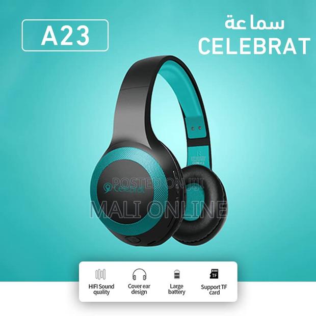 Celebrat A23 Bluetooth 5.0 Wireless Headphones Noise Cancelling - thumbnail 4