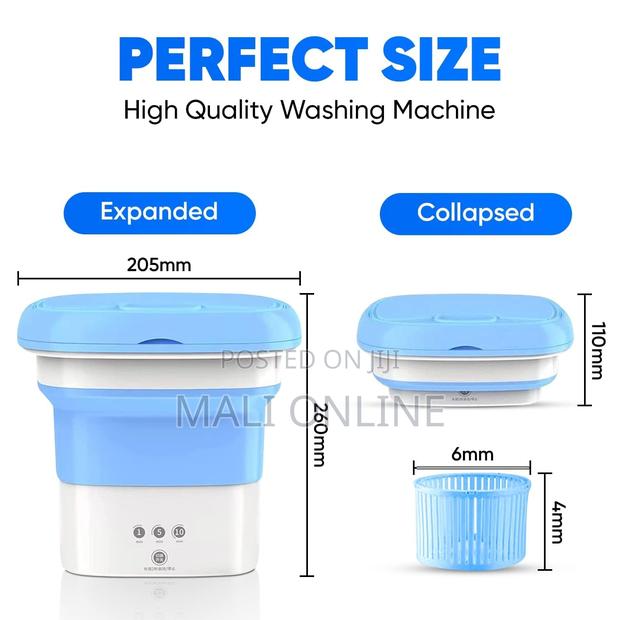 10l Collapsible Mini Washing Machine With Dryer Portable - thumbnail 3