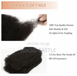 Human Hair Afro Kinky 8inch 30g