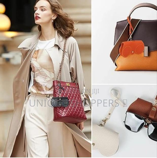 Soft Leather Sunglasses Bag. - main view