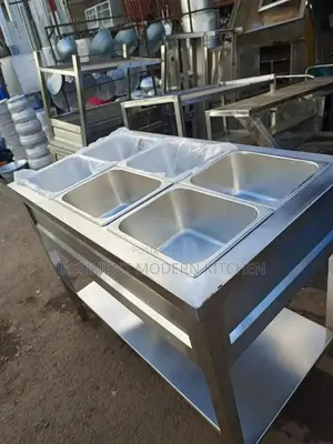 Commercial Stainless Steel Food Warmer With 6 Inserts