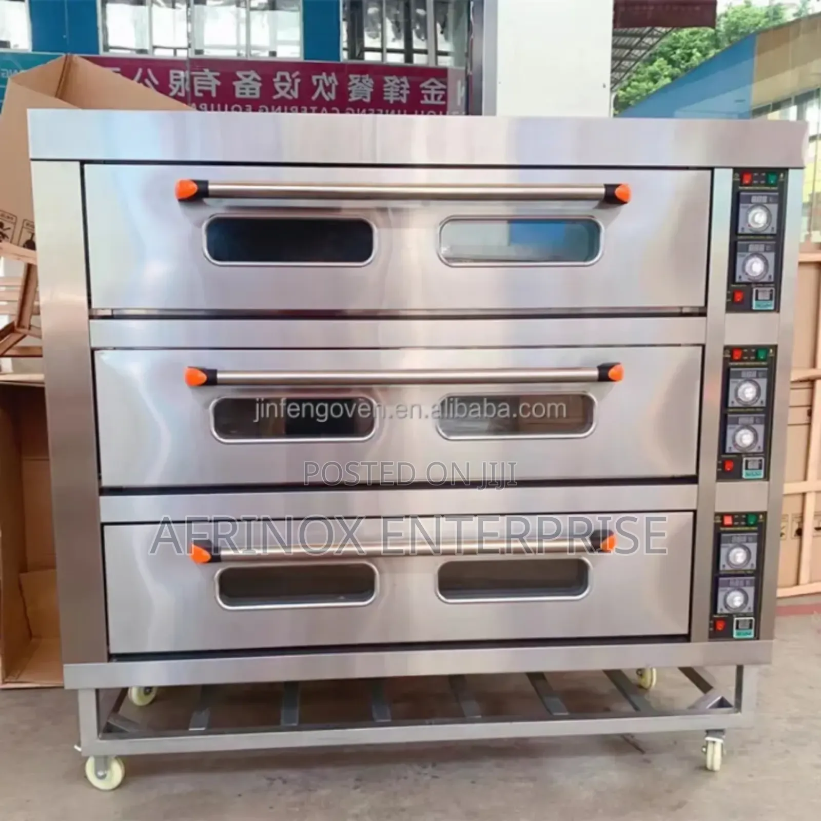 3-Deck Electric Oven – 9 Trays – 3 Phase Power 