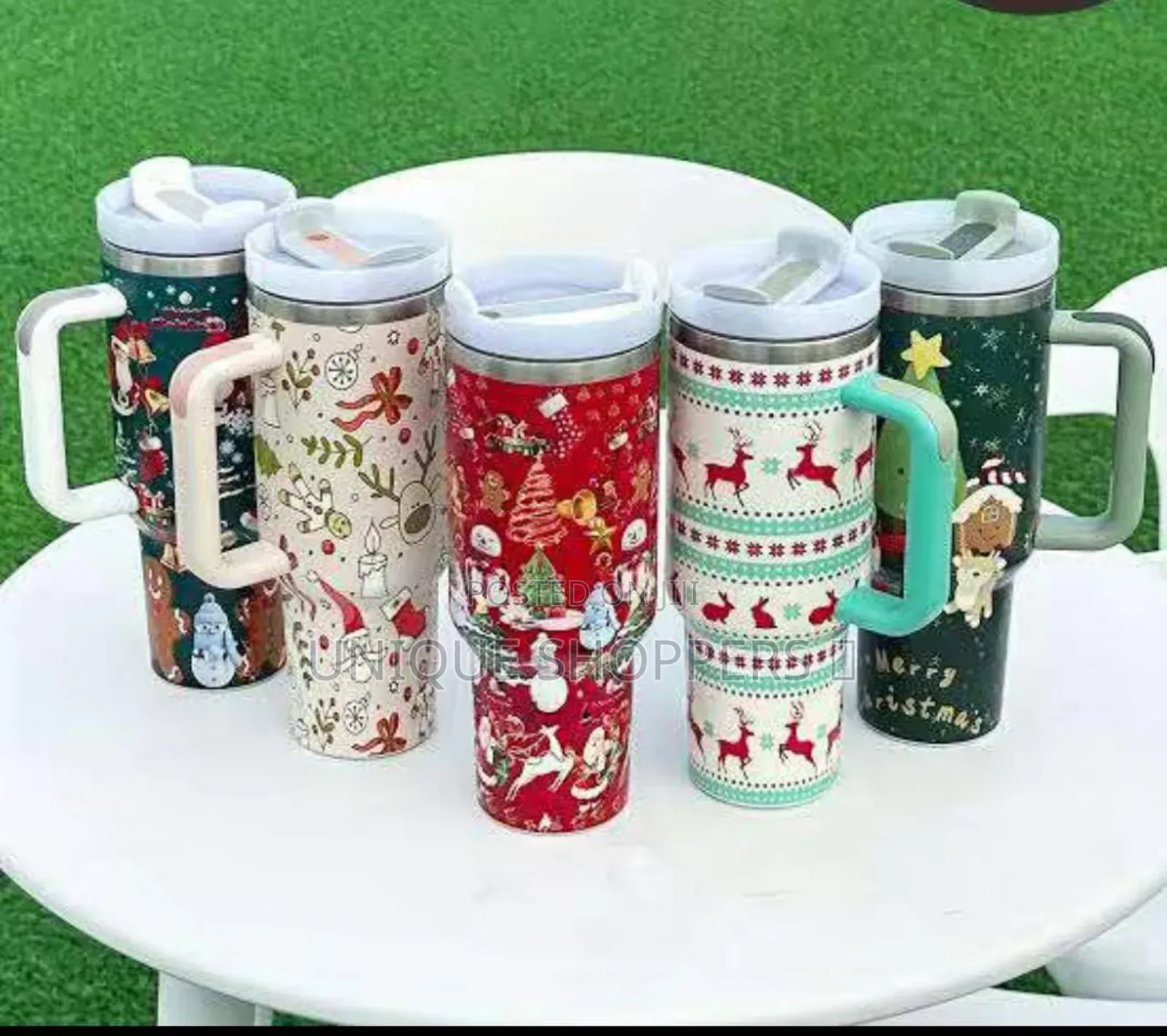 *Christmas Themed Stanley Cups* Stainless Steel, Double-walled