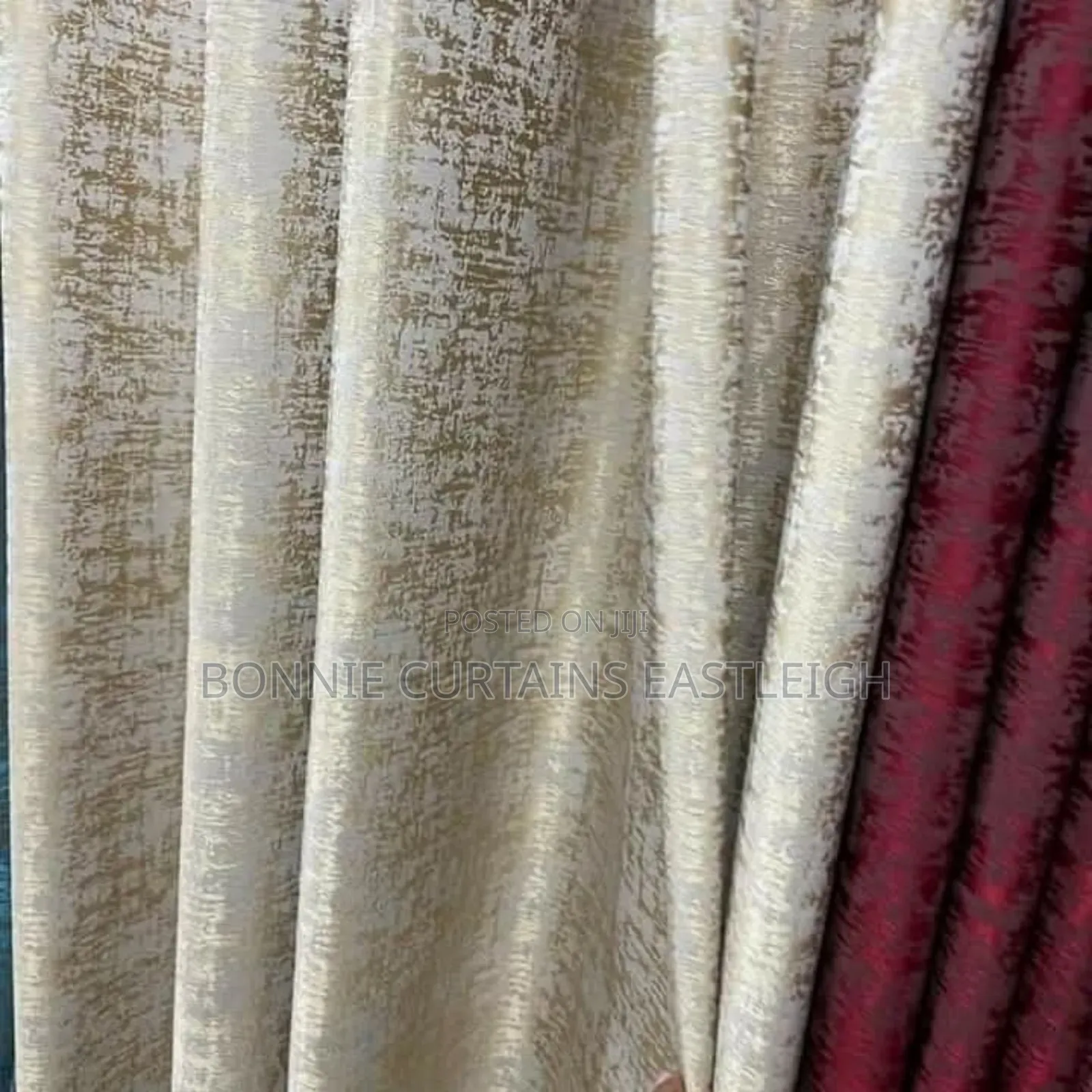 Orange Mixed With White Curtains and Sheers
