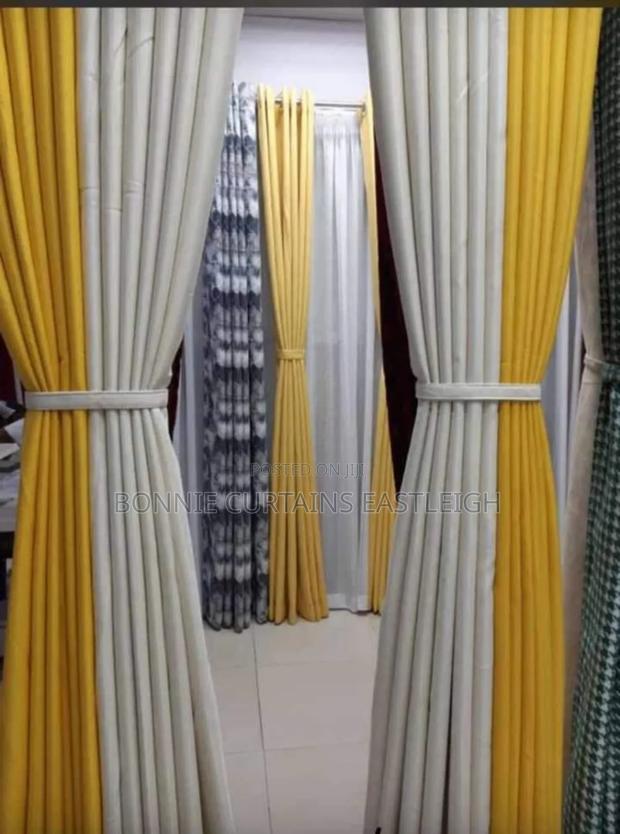 Yellow Blackout Curtains and Sheers
