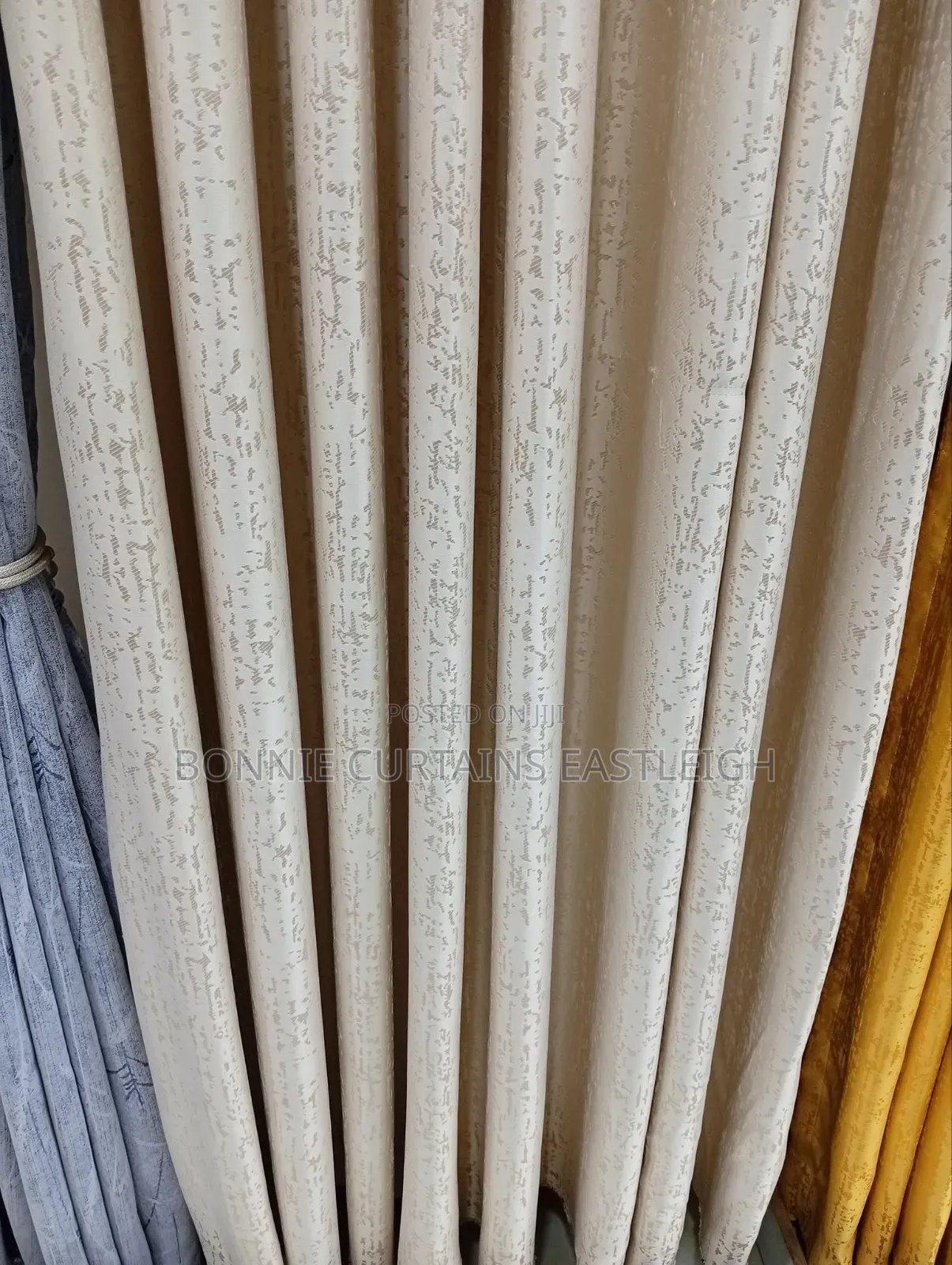 Plain Curtains With Grey Sheers
