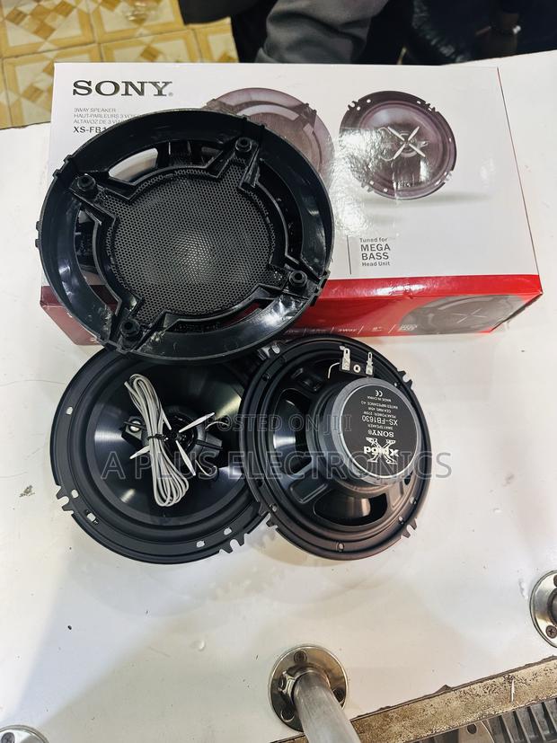 Sony 6" Full-Range Coaxial Speakers – Powerful Bass - main view