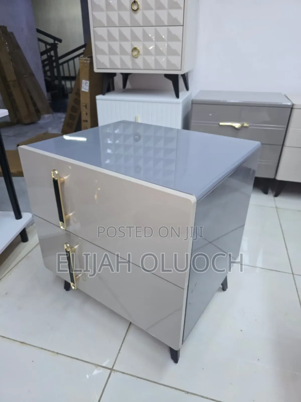 Solid Wood Bedside Table Nightstand