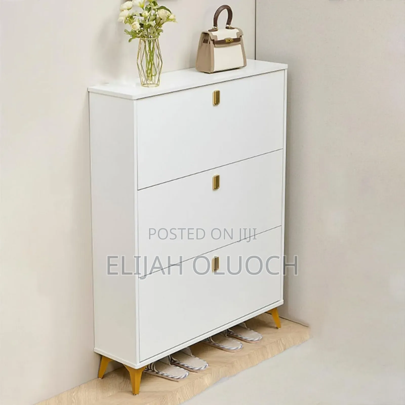 Quality Bucket Flip Shoe Cabinet -
Dimensions: L80cm H120cm W24cm
