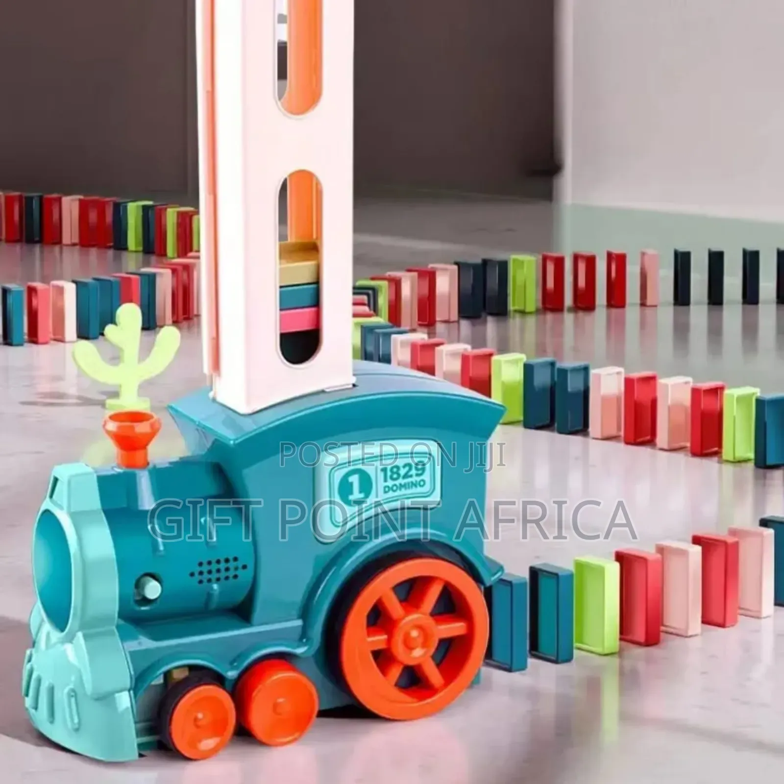Battery Operated Dominos Train For Kids