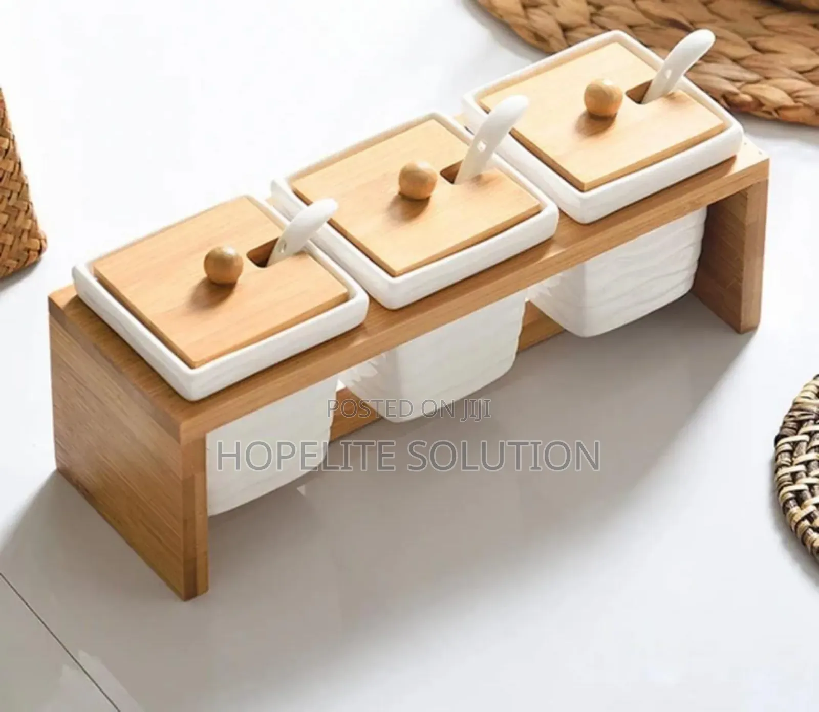 3pcs Ceramic Canister Set Available