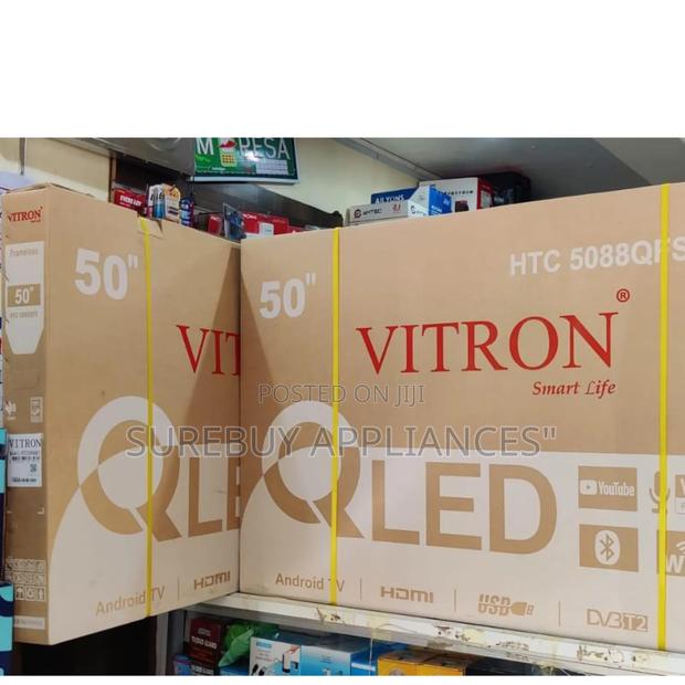 Vitron 50 Inches Qled Smart Android Frameless With Bluetooth - main view