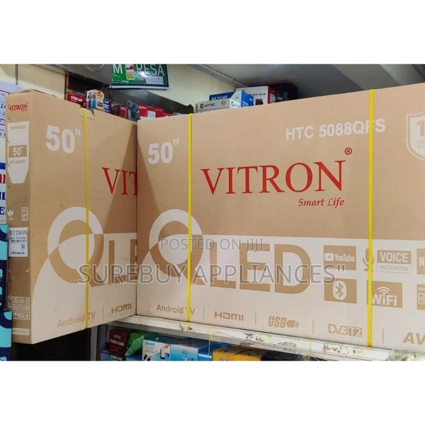 Vitron 50 Inches Qled Smart Android Frameless With Bluetooth - thumbnail 3