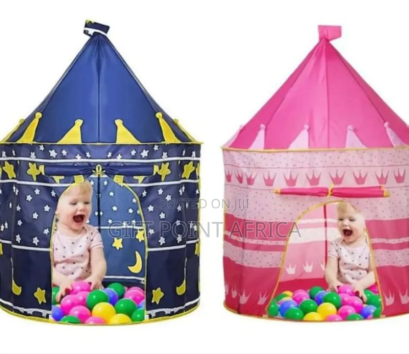 Foldable Waterproof Kids Tent Available In Blue And Pink Colors