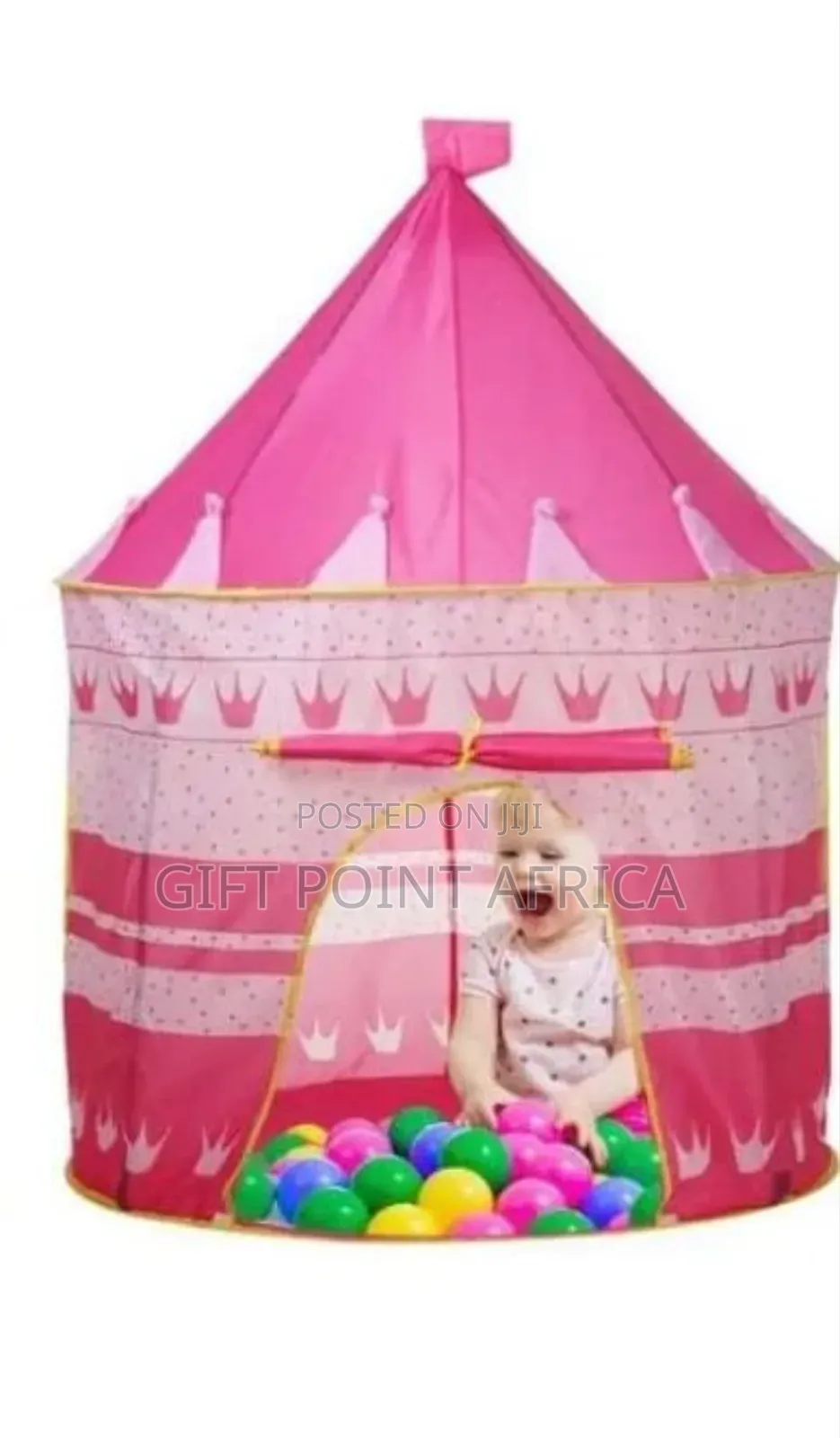 Foldable Waterproof Kids Tent Available In Blue And Pink Colors