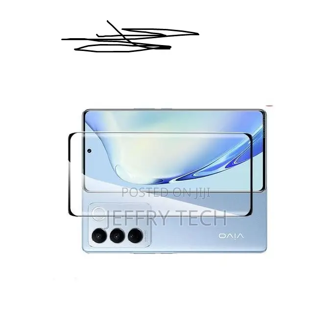 Vivo V27 5g Fingerprint Unlock Glass Screen Protector
