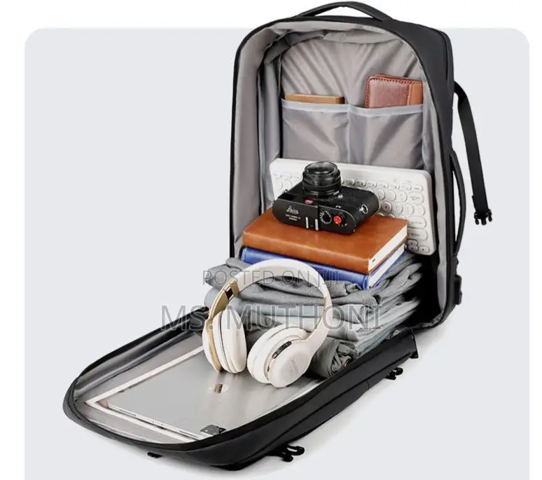Expandable a Smart, Spacious Backpack for Work, School, and Travel