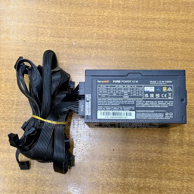 Be Quiet! 1000w 80plus Gold Pure Power 12m Modular Gaming Power Supply