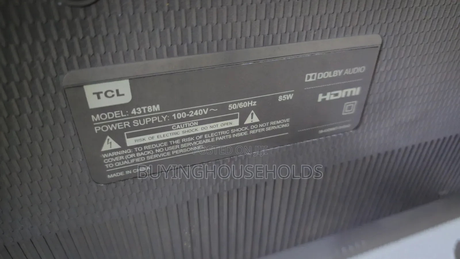 TCL 43" Smart Android Tv