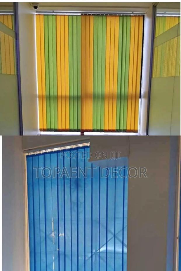 Elegant Shedding Privacy Vertical Office Blinds - main view