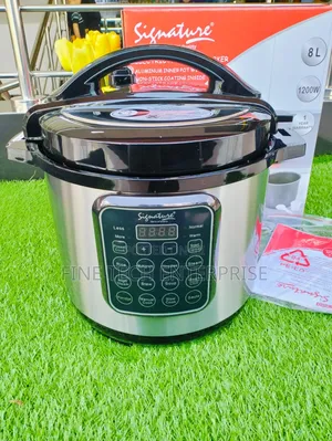 8l Signature Electric Pressure Cooker Capacity 8 Litres