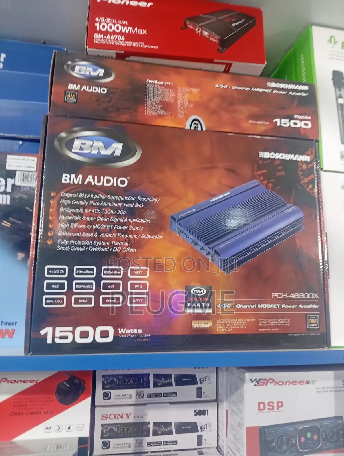 Boschmann 1500w 4ch. Car Audio Amplifier/Booster