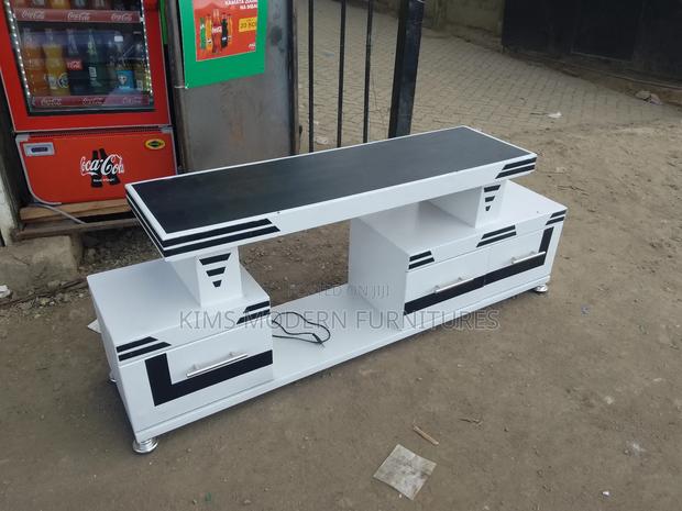 Tv Stand White With Led Lights 5ft - thumbnail 3