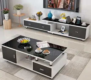 Home Tv Table Set; Tv Console Set– Modern Combo For Home Interiors