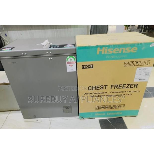 Hisense Chest Freezer 142 Litters Grey / White
Fc142sh