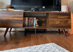 Home Tv Cabinet; Wood Panel Tv Cabinet With Storage for Home Interiors