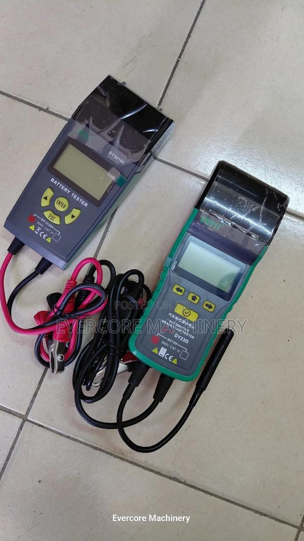 Heavy Duty Car Battery Tester Tool With Inbuilt Printer. - thumbnail 3