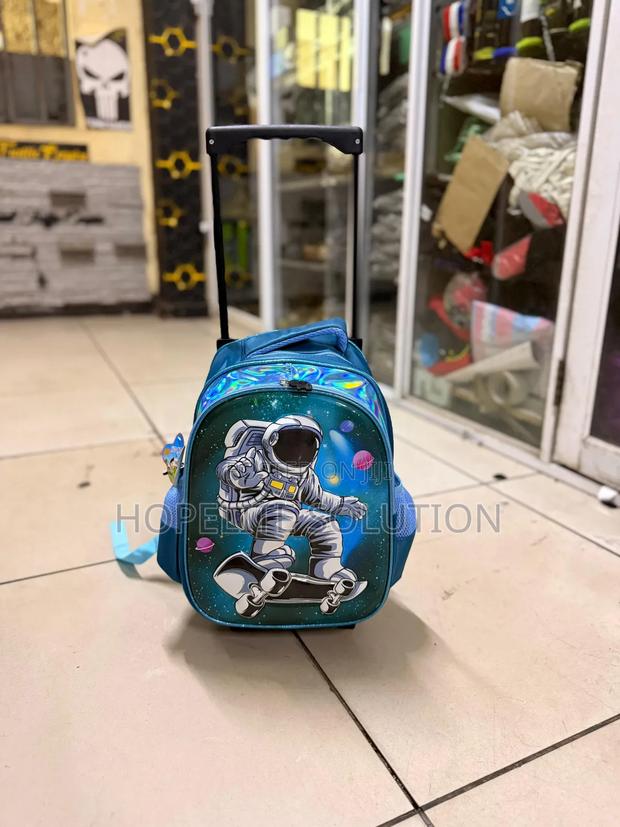 Kids Trolley Backpack Bag - thumbnail 3