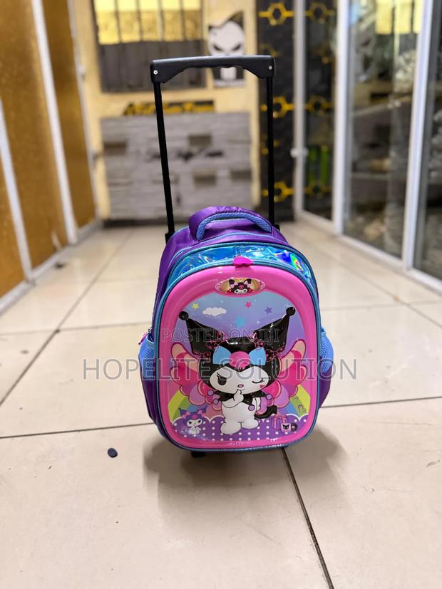 Kids Trolley Backpack Bag - thumbnail 4