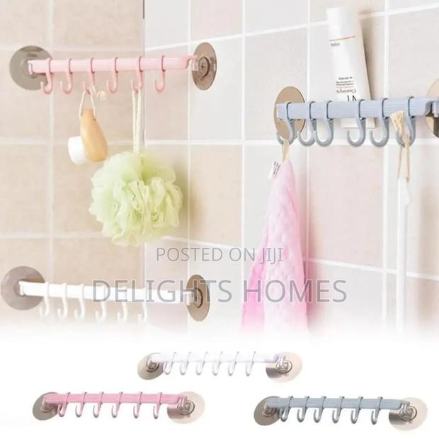 Self Adhesive Wall Hanging Kitchen Towel Holder_tt