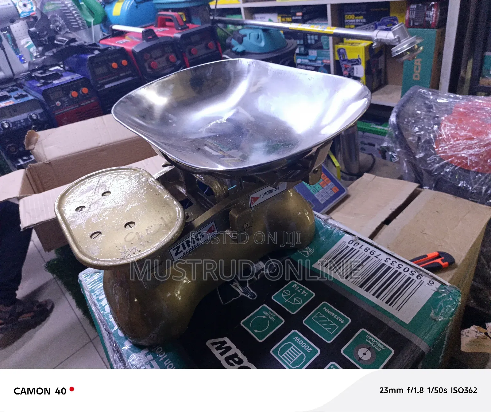 Analog Zinc Weighing Scale
