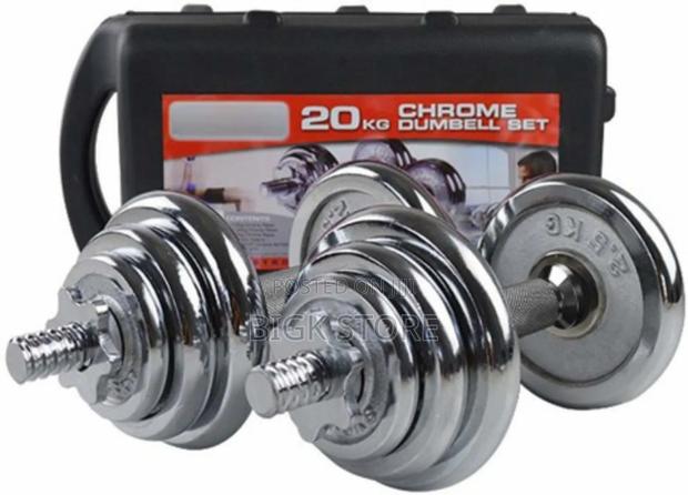 Adjustable 20kg Dumbells Set - main view