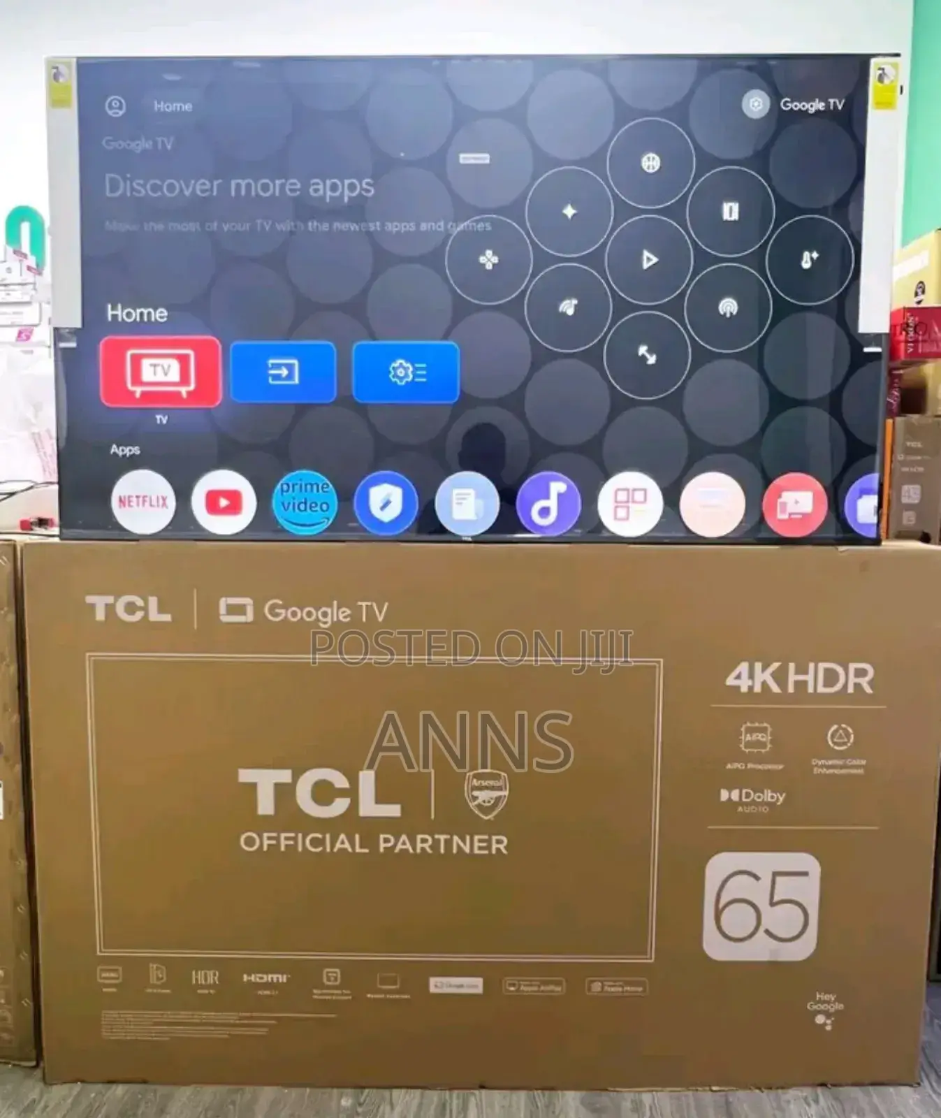 TCL 4 K Dolby 65 Inch Television