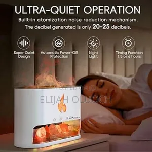 10w Salt Stone Fire Place Aroma Diffuser Humidifier