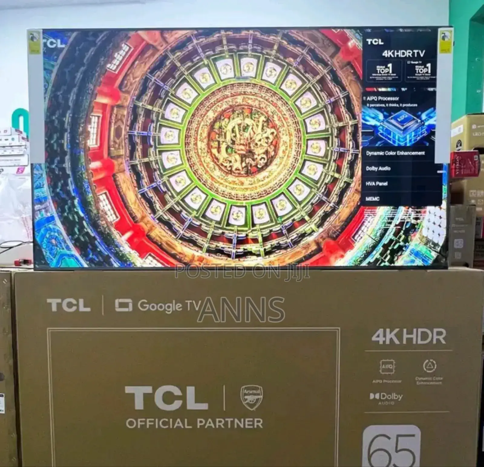 Youtube Netflix TCL 65 Inch Television
